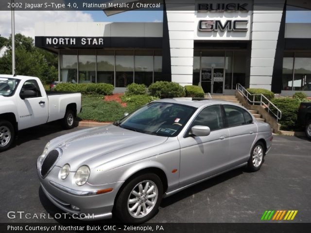 2002 Jaguar S-Type 4.0 in Platinum Metallic