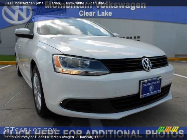 2011 Volkswagen Jetta SE Sedan in Candy White