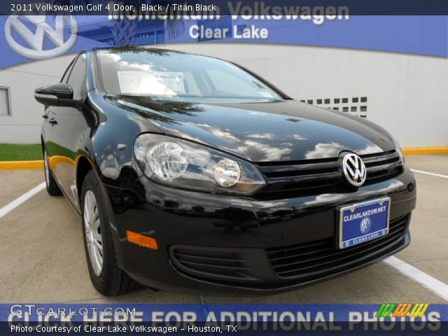 2011 Volkswagen Golf 4 Door in Black
