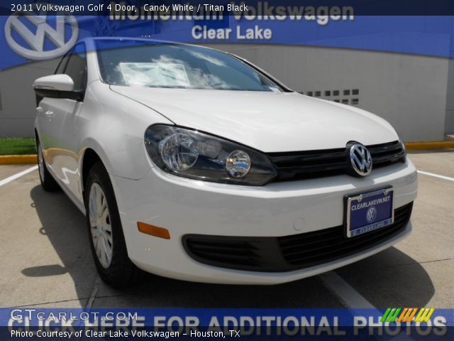 2011 Volkswagen Golf 4 Door in Candy White