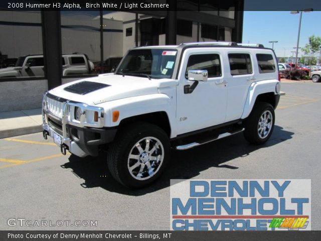 2008 Hummer H3 Alpha in Birch White