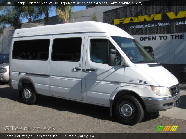 2004 Dodge Sprinter Van 2500 High Roof Wheelchair Access in Arctic White