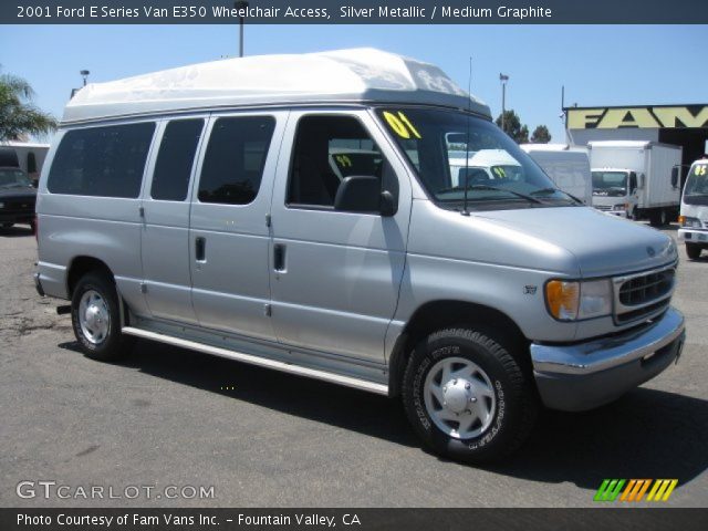 2001 Ford E Series Van E350 Wheelchair Access in Silver Metallic