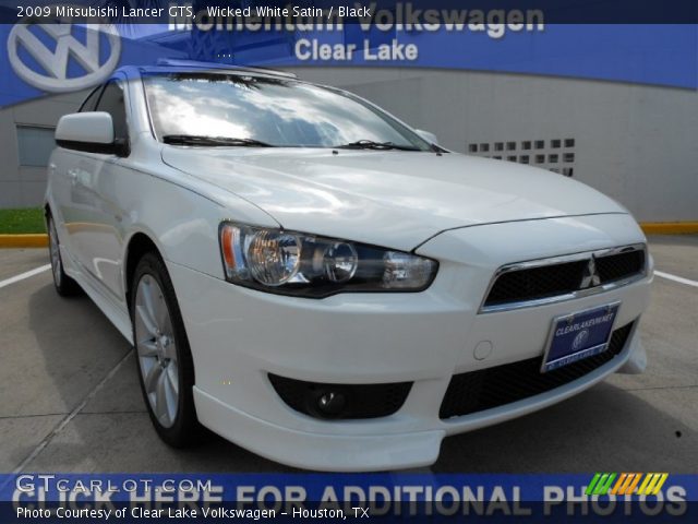 2009 Mitsubishi Lancer GTS in Wicked White Satin