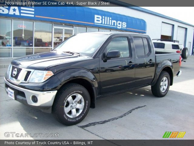 2009 Nissan Frontier SE Crew Cab 4x4 in Super Black