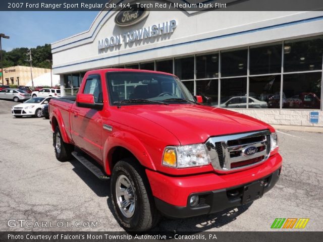 2007 Ford Ranger Sport Regular Cab 4x4 in Torch Red
