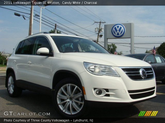 2011 Volkswagen Tiguan SE 4Motion in Candy White