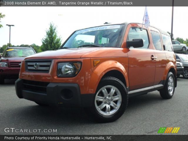 2008 Honda Element EX AWD in Tangerine Orange Metallic