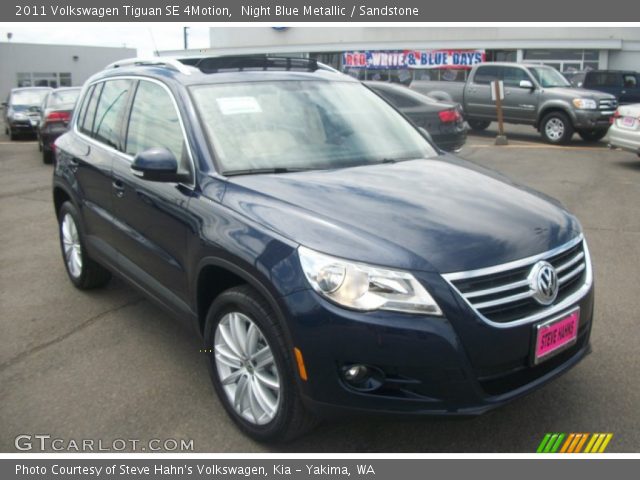 2011 Volkswagen Tiguan SE 4Motion in Night Blue Metallic