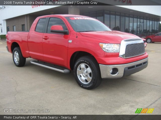 2008 Toyota Tundra Double Cab in Radiant Red