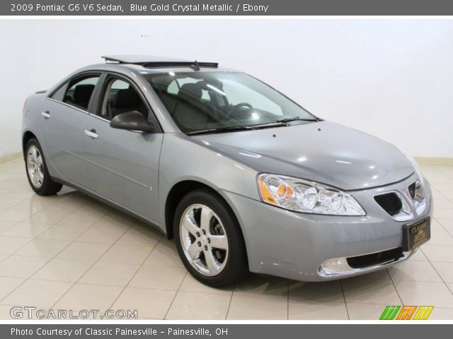 2009 Pontiac G6 V6 Sedan in Blue Gold Crystal Metallic