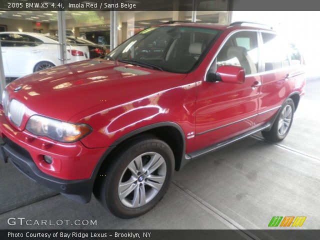 2005 BMW X5 4.4i in Imola Red