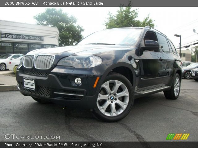 2008 BMW X5 4.8i in Monaco Blue Metallic