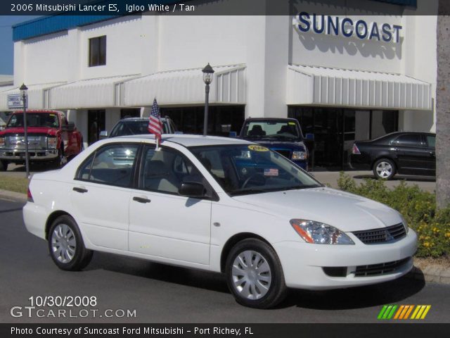 2006 Mitsubishi Lancer ES in Igloo White