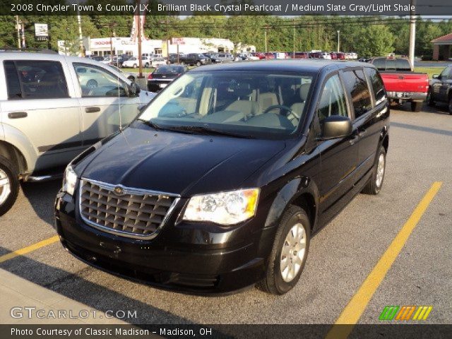2008 Chrysler Town & Country LX in Brilliant Black Crystal Pearlcoat