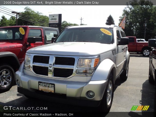 2008 Dodge Nitro SXT 4x4 in Bright Silver Metallic