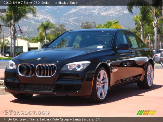 2012 BMW 7 Series 750i Sedan in Jet Black