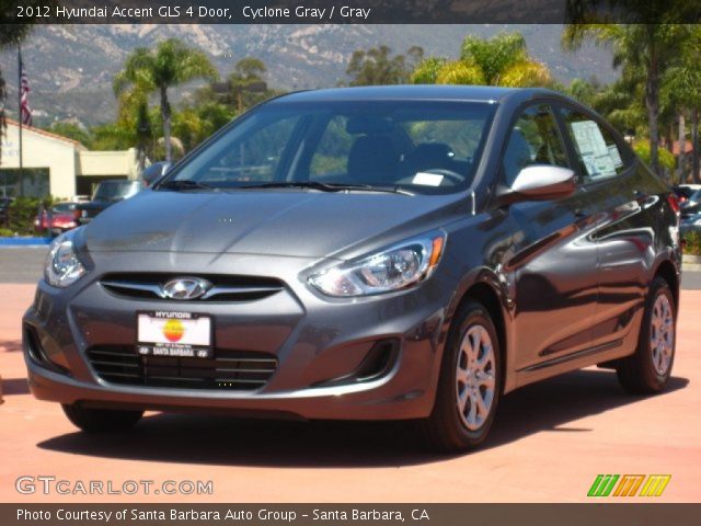 2012 Hyundai Accent GLS 4 Door in Cyclone Gray