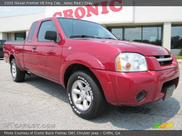 2003 Nissan Frontier XE King Cab in Aztec Red