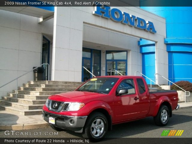 2009 Nissan Frontier SE King Cab 4x4 in Red Alert