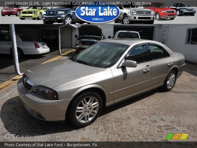 2003 Lincoln LS V8 in Light Parchment Gold Metallic