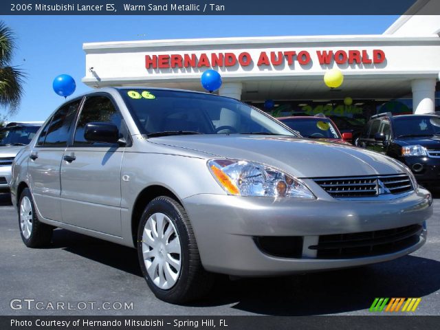 2006 Mitsubishi Lancer ES in Warm Sand Metallic