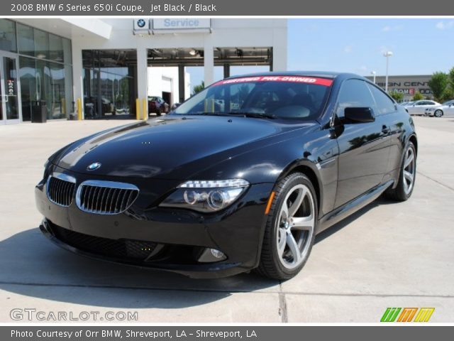2008 BMW 6 Series 650i Coupe in Jet Black