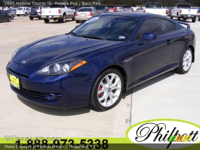2007 Hyundai Tiburon SE in Regatta Blue