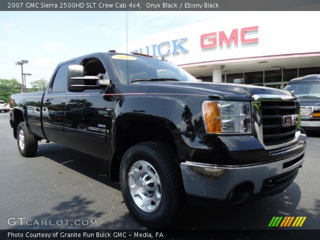 2007 GMC Sierra 2500HD SLT Crew Cab 4x4 in Onyx Black