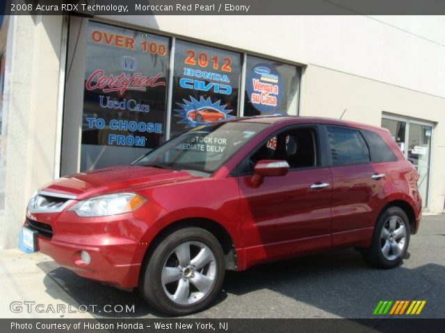 2008 Acura RDX Technology in Moroccan Red Pearl