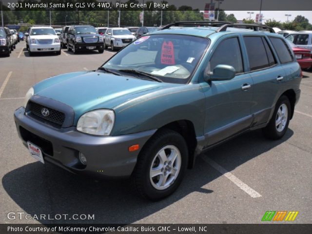 2001 Hyundai Santa Fe GLS V6 4WD in Pine Green