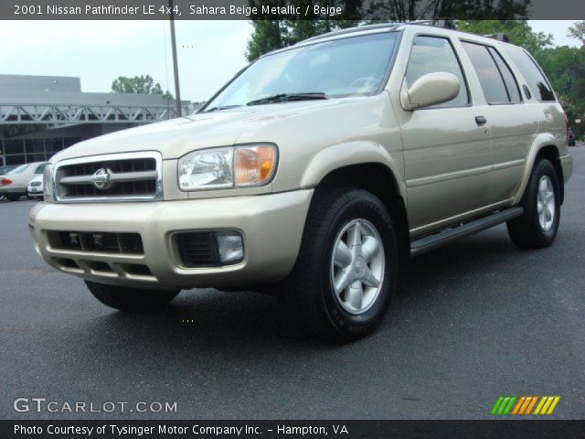 2001 Nissan Pathfinder LE 4x4 in Sahara Beige Metallic