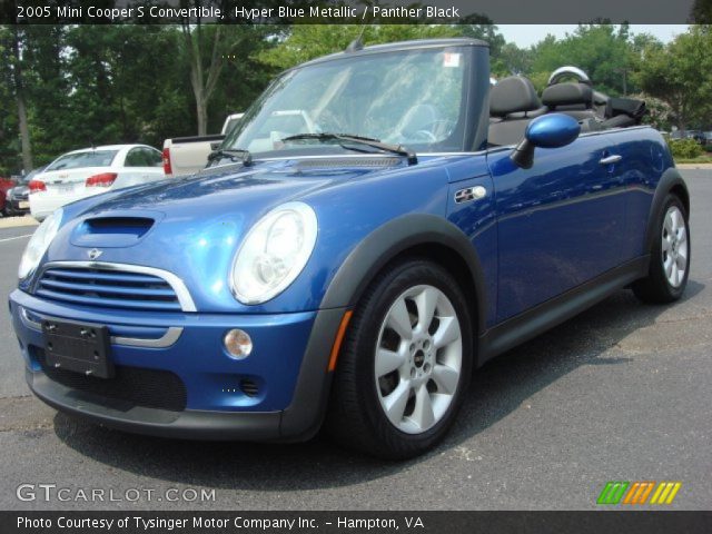 2005 Mini Cooper S Convertible in Hyper Blue Metallic