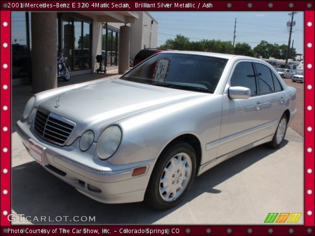 2001 Mercedes-Benz E 320 4Matic Sedan in Brilliant Silver Metallic
