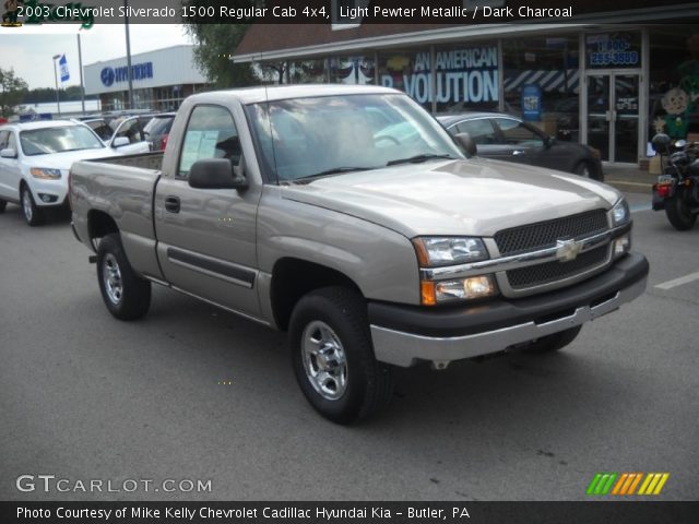 2003 Chevrolet Silverado 1500 Regular Cab 4x4 in Light Pewter Metallic