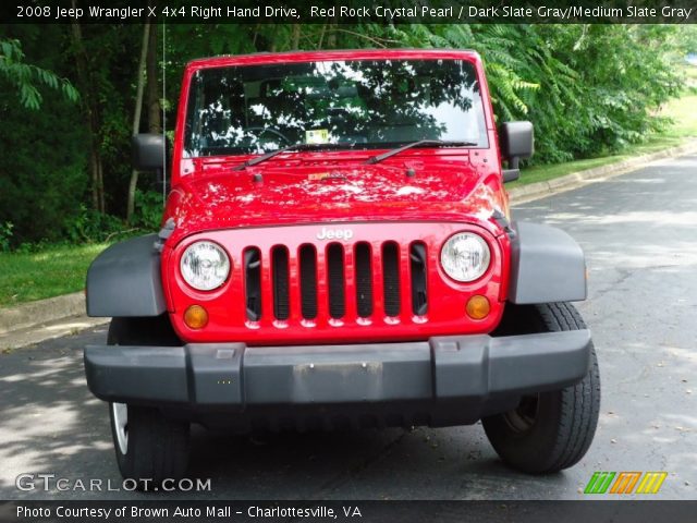 2008 Jeep Wrangler X 4x4 Right Hand Drive in Red Rock Crystal Pearl