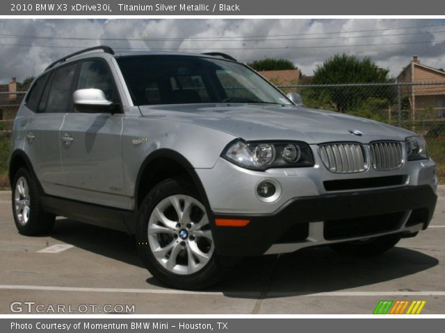 2010 BMW X3 xDrive30i in Titanium Silver Metallic