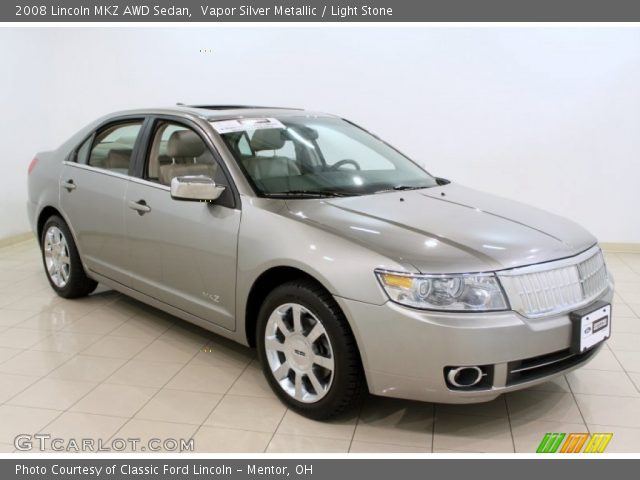 2008 Lincoln MKZ AWD Sedan in Vapor Silver Metallic