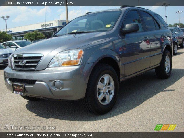 2008 Kia Sorento LX in Alpine Gray
