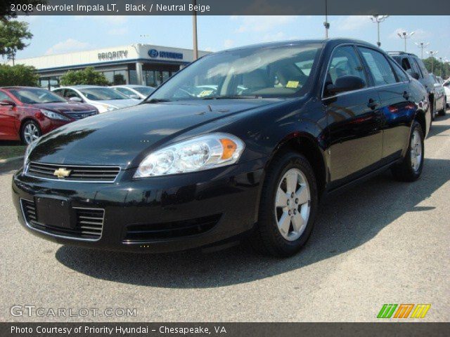 2008 Chevrolet Impala LT in Black