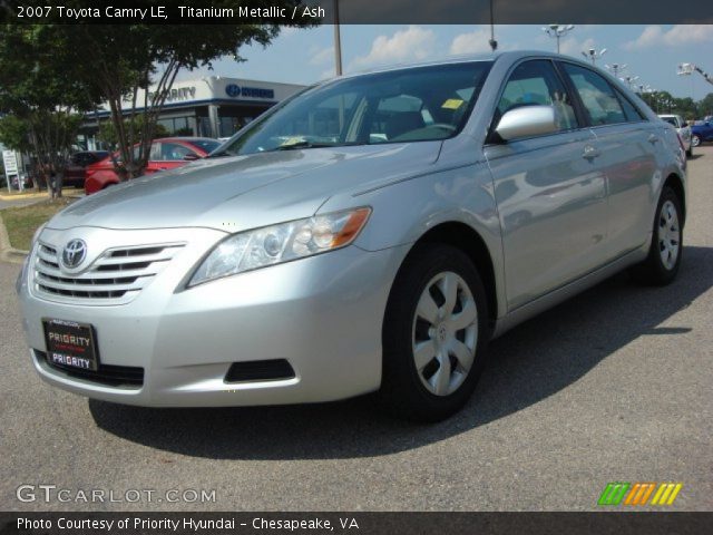 2007 Toyota Camry LE in Titanium Metallic