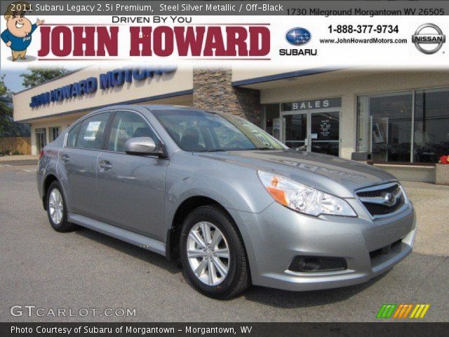 2011 Subaru Legacy 2.5i Premium in Steel Silver Metallic