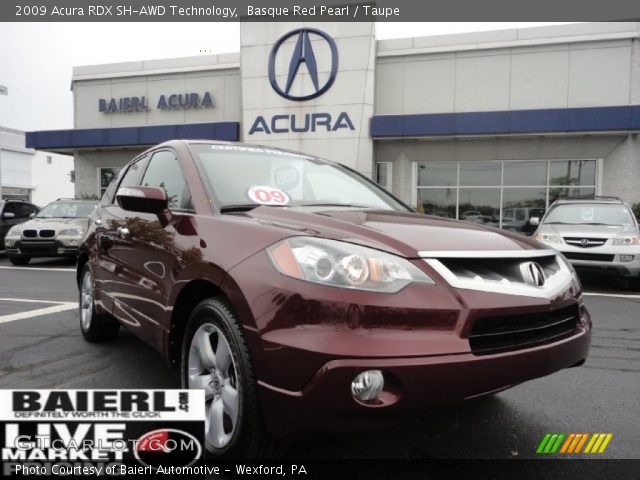 2009 Acura RDX SH-AWD Technology in Basque Red Pearl