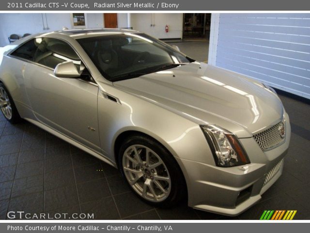 2011 Cadillac CTS -V Coupe in Radiant Silver Metallic