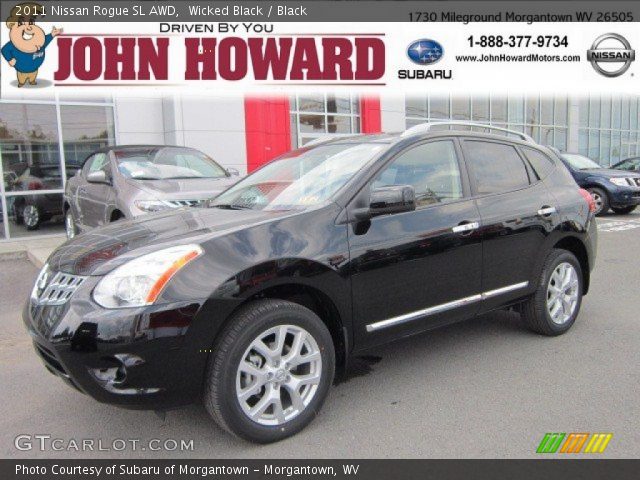 2011 Nissan Rogue SL AWD in Wicked Black