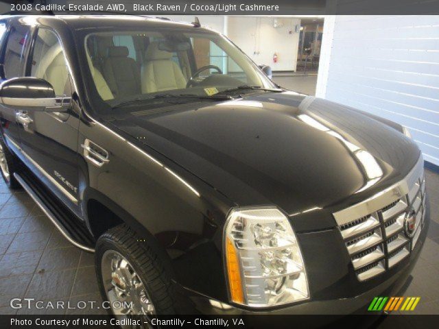 2008 Cadillac Escalade AWD in Black Raven