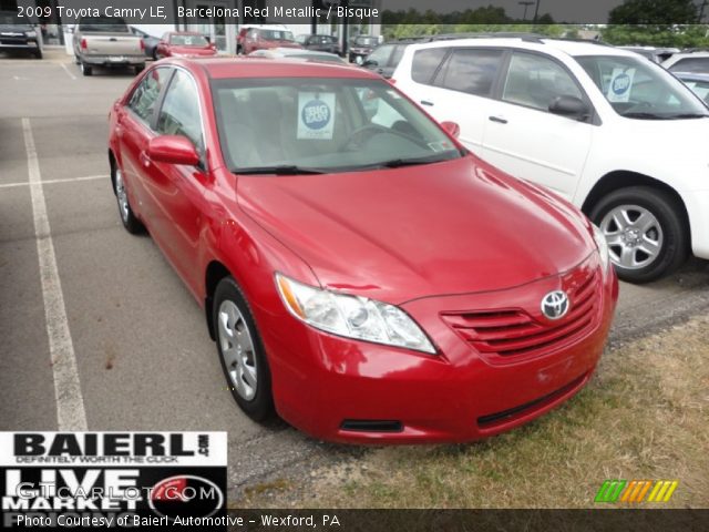 2009 Toyota Camry LE in Barcelona Red Metallic