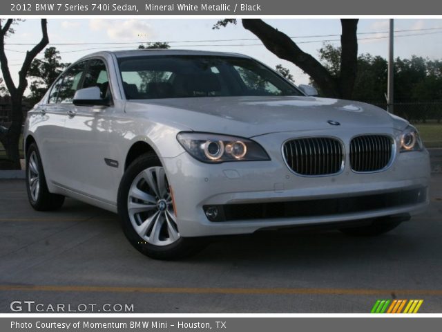 2012 BMW 7 Series 740i Sedan in Mineral White Metallic