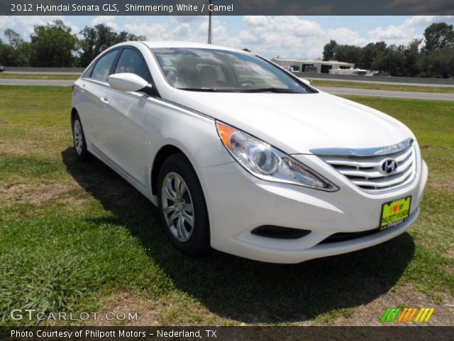 2012 Hyundai Sonata GLS in Shimmering White