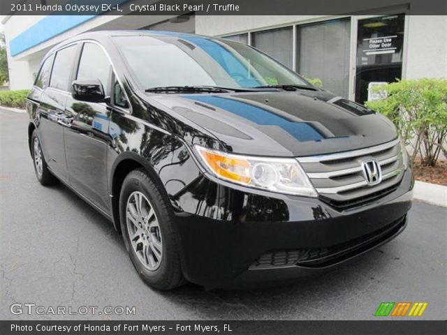 2011 Honda Odyssey EX-L in Crystal Black Pearl